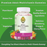 Organic Greek : Premium Natural Plant Base Multivitamin Gummies Whole Food Supplement