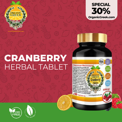 Organic Greek Cranberry Tablets