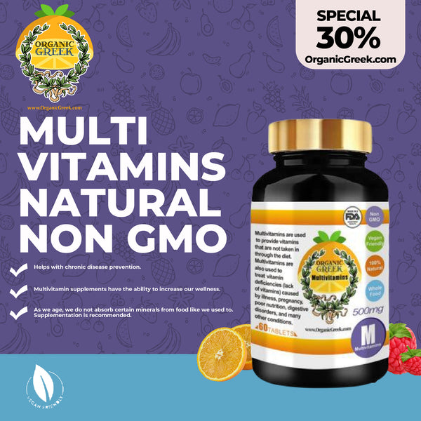 Multi Vitamins Natural Non GMO