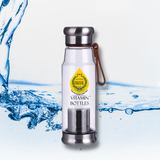 Organic Greek Vitamin Bottles. Hydrogen Alkaline Generator Water + Filter 4 in 1 Design 550mL (18.5 FL OZ)