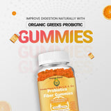 Organic Greek® Probiotic Fiber Gummies Digestive Health Immune Dietary Supplement