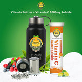 Organic Greek Alkaline Vitamin Bottles + Vitamin C 1000mg Soluble