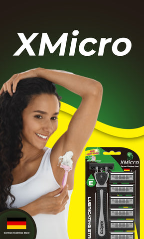 Organic Greek Black Vitamin Bottles® & XMicro Razors For Men & Women