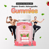 Organic Greek® Ashwagandha Gummies Anti-anxiety Extra Strength Dietary Supplement