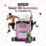 Organic Greek® Black Seed Oil Gummies Energy, Immune Boost Extra Strength Vegan