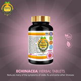 Organic Greek Vitamin Bottles + Echinacea Tablets
