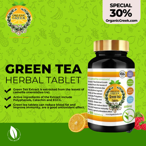 Organic Greek Green tea Tablets