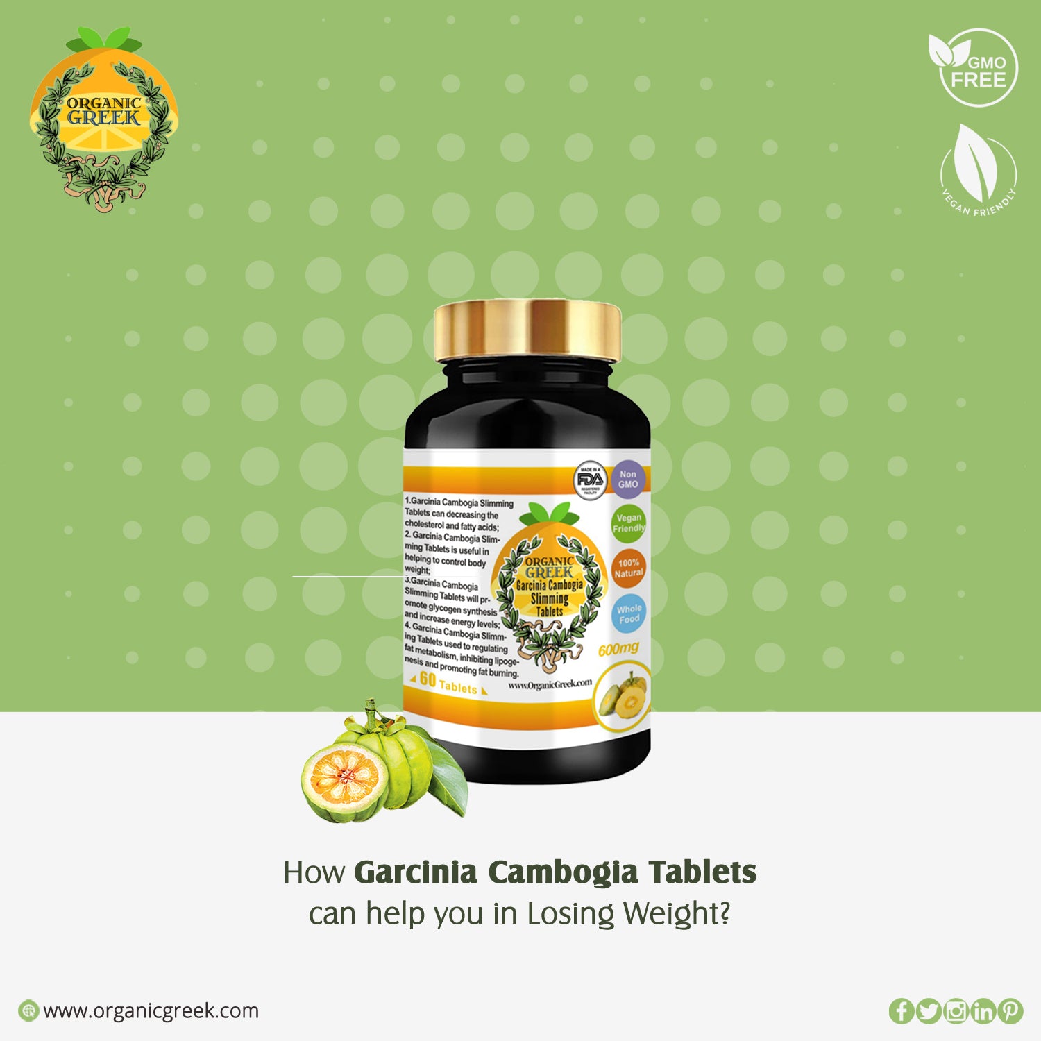 How Garcinia Cambogia Tablets can Help you in Losing Weight