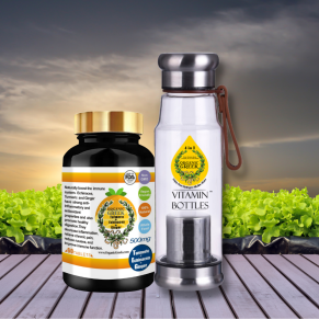 Hydrogen Alkaline Vitamin Bottles