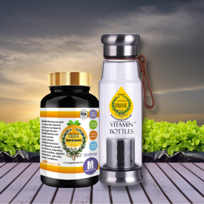 Hydrogen Alkaline Vitamin Bottles