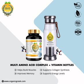 Organic Greek Vitamin Bottles