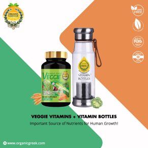 Organic Greek Vitamin Bottles + Whole Produce Veggie Capsules