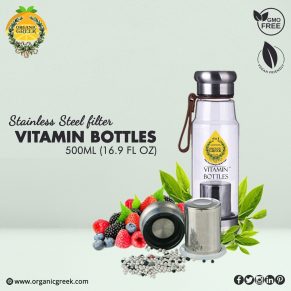 Organic Greek Vitamin Bottles