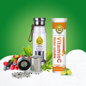 Organic Greek Alkaline Vitamin Bottles  + FREE Vitamin C Soluble