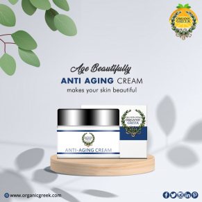 Organic Greek Anti Aging Cream with Natural and organic ingredients