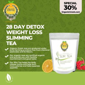 Organic Greek Detox Weight Loss Slimming Tea