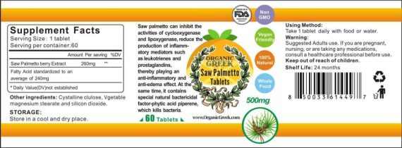 Saw Palmetto Vitamins