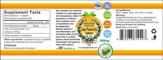 saw palmetto herbal supplements