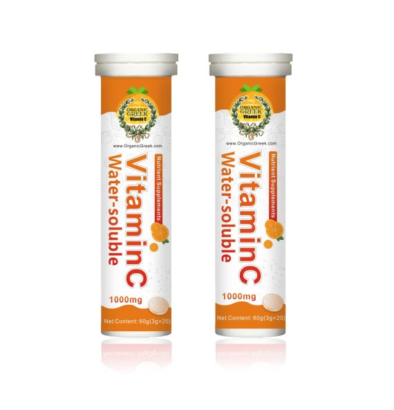 Organic Greek Vitamin C 1000mg Soluble Natural Non GMO