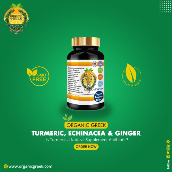 Natural Turmeric Supplement with Echinacea And Ginger Miracle